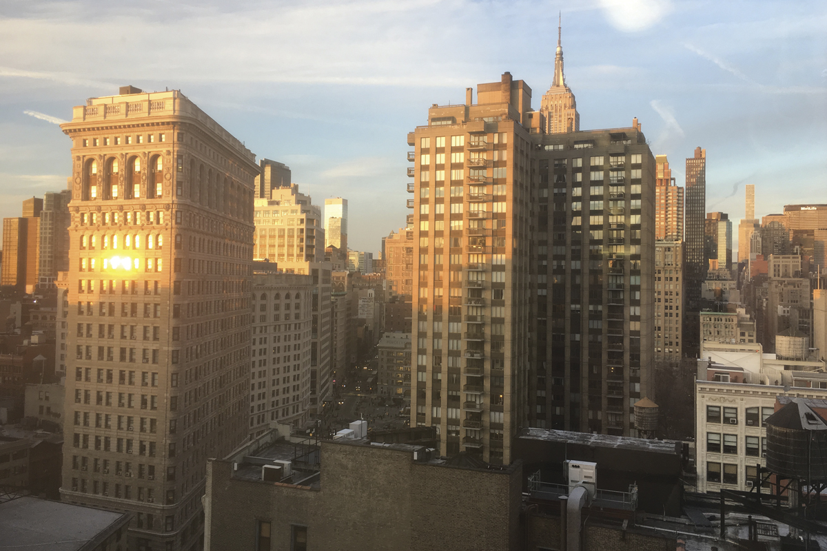 Buildings with Sun (Original)